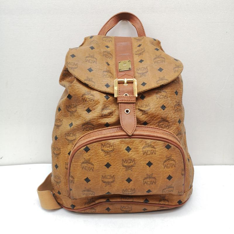 エムシーエム MCM リュックサック、デイパック リュックサック、デイバッグ ヴィンテージ ヴィセトス柄 バックパック リュック - 茶 / ブラウン / brown メンズ USED 古着 中古 50158330