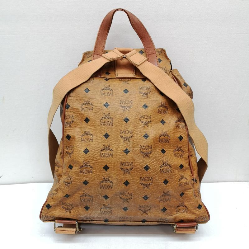 エムシーエム MCM リュックサック、デイパック リュックサック、デイバッグ ヴィンテージ ヴィセトス柄 バックパック リュック - 茶 / ブラウン / brown メンズ USED 古着 中古 50158330