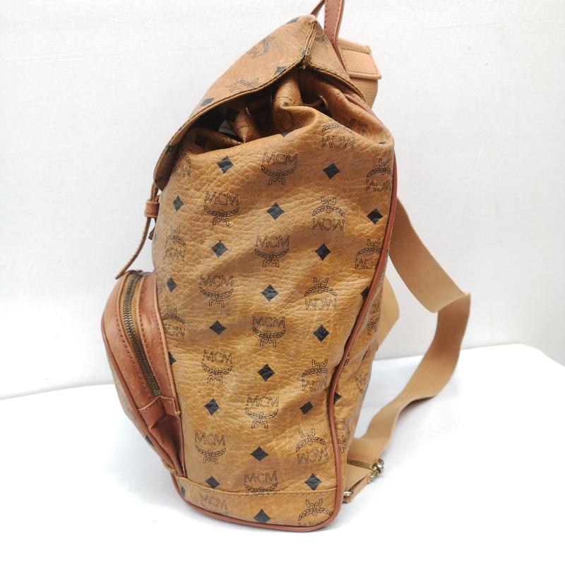 エムシーエム MCM リュックサック、デイパック リュックサック、デイバッグ ヴィンテージ ヴィセトス柄 バックパック リュック - 茶 / ブラウン / brown メンズ USED 古着 中古 50158330