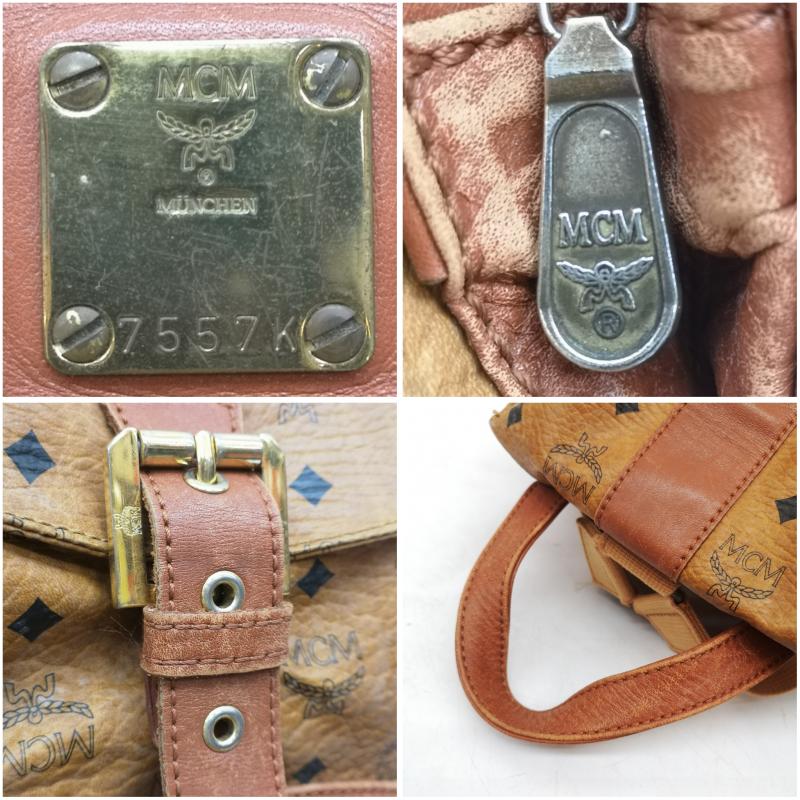 エムシーエム MCM リュックサック、デイパック リュックサック、デイバッグ ヴィンテージ ヴィセトス柄 バックパック リュック - 茶 / ブラウン / brown メンズ USED 古着 中古 50158330
