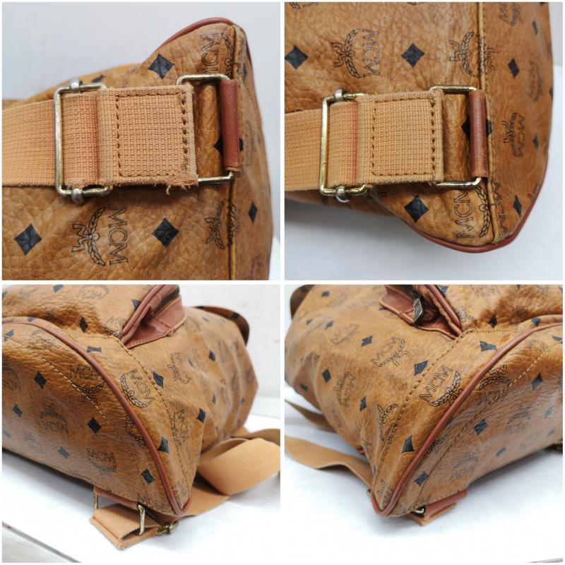 エムシーエム MCM リュックサック、デイパック リュックサック、デイバッグ ヴィンテージ ヴィセトス柄 バックパック リュック - 茶 / ブラウン / brown メンズ USED 古着 中古 50158330