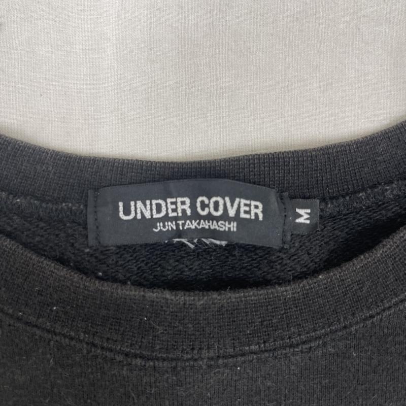 アンダーカバー UNDERCOVER トレーナー 長袖 Uロゴ プリント クルーネック スウェット トレーナー M 黒 / ブラック / black メンズ USED 古着 中古 50158342