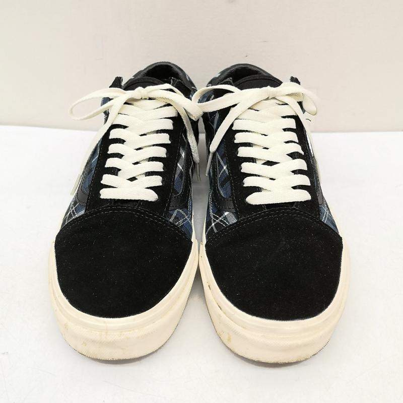 バンズ VANS スニーカー スニーカー PLAID MIX OLD SKOOL プレイドミックス オールドスクール スニーカー 28.0cm 黒 / ブラック / black X 青 / ブルー / blue メンズ USED 古着 中古 50158348