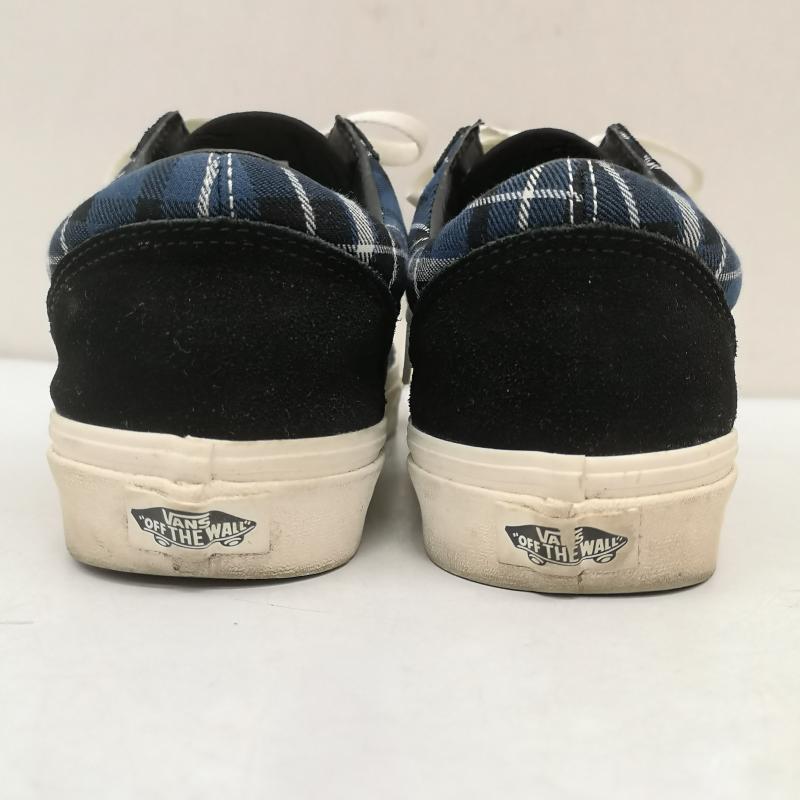 バンズ VANS スニーカー スニーカー PLAID MIX OLD SKOOL プレイドミックス オールドスクール スニーカー 28.0cm 黒 / ブラック / black X 青 / ブルー / blue メンズ USED 古着 中古 50158348