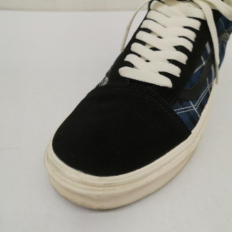 バンズ VANS スニーカー スニーカー PLAID MIX OLD SKOOL プレイドミックス オールドスクール スニーカー 28.0cm 黒 / ブラック / black X 青 / ブルー / blue メンズ USED 古着 中古 50158348