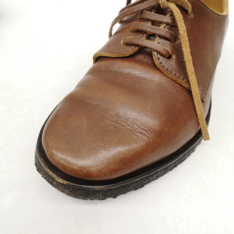 古着 USED 革靴 革靴 HAKU プレーントゥ レザー シューズ 23.5cm 茶 / ブラウン / brown レディース USED 古着 中古 50158355
