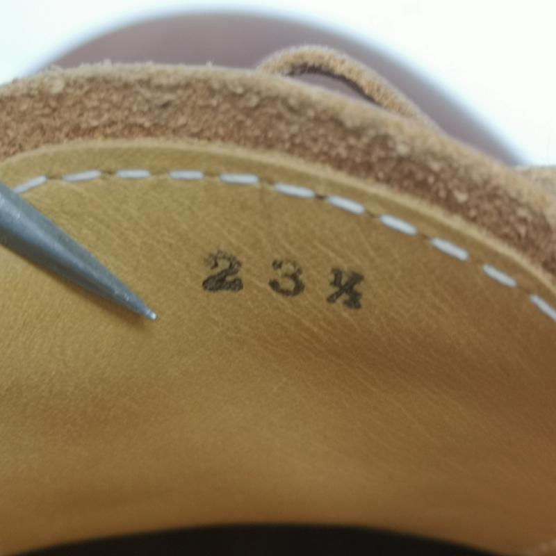 古着 USED 革靴 革靴 HAKU プレーントゥ レザー シューズ 23.5cm 茶 / ブラウン / brown レディース USED 古着 中古 50158355