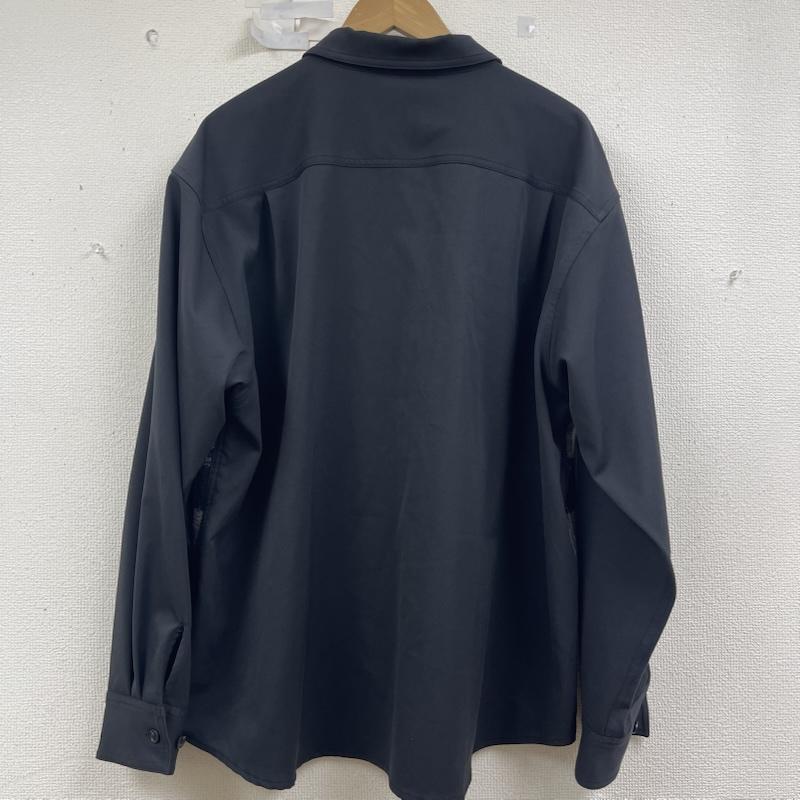 サノバチーズ SON OF THE CHEESE トレーナー 長袖 日本製 Half Zip Panel Check Shirt チェック柄 ウール レーヨン SC2320-SH04 L 黒 / ブラック / black メンズ USED 古着 中古 50158359
