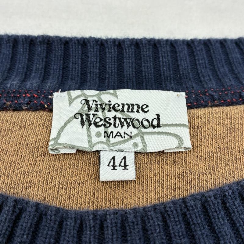 ヴィヴィアンウエストウッドマン Vivienne Westwood MAN トレーナー 長袖 ライカ期 ナポレオンジャケット モチーフ プリント 変形 スウェット トレーナー 44 ロゴ、文字 X プリント マルチカラー / マルチカラー / multicolor メンズ USED 古着 中古 50158362