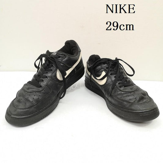 ナイキ NIKE スニーカー スニーカー Air Force 1 本革 01年製 レザ－ スニーカー 29.0cm 黒 / ブラック / black メンズ USED 古着 中古 50158384