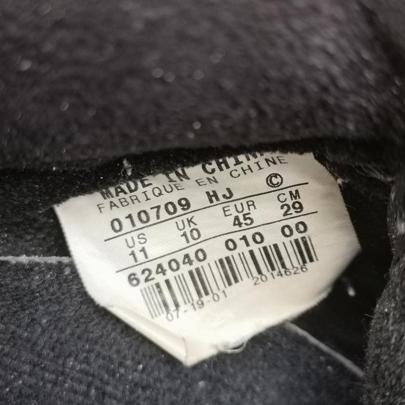 ナイキ NIKE スニーカー スニーカー Air Force 1 本革 01年製 レザ－ スニーカー 29.0cm 黒 / ブラック / black メンズ USED 古着 中古 50158384