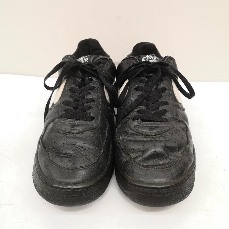 ナイキ NIKE スニーカー スニーカー Air Force 1 本革 01年製 レザ－ スニーカー 29.0cm 黒 / ブラック / black メンズ USED 古着 中古 50158384