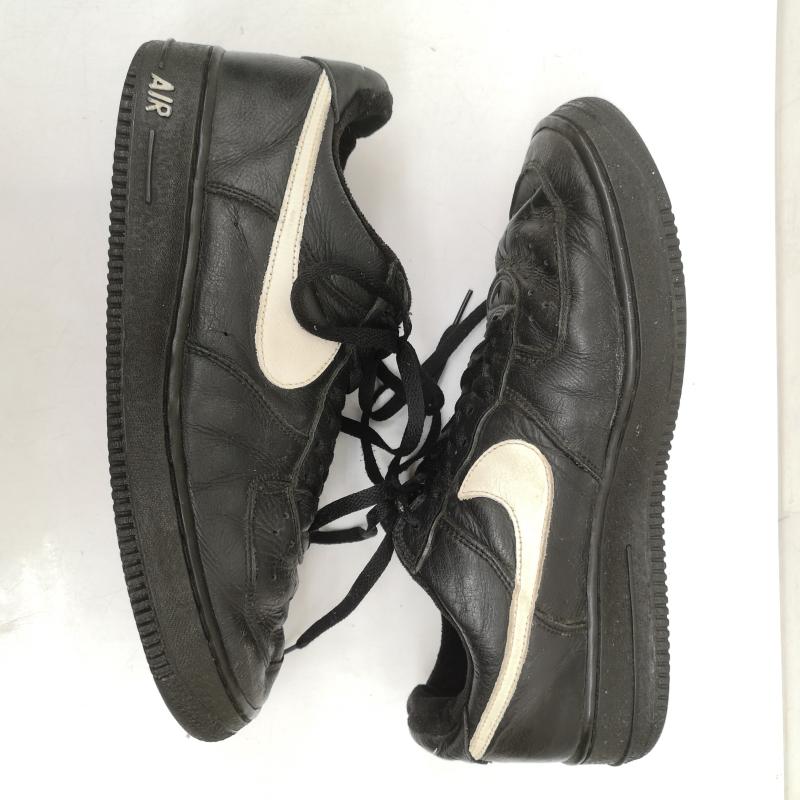 ナイキ NIKE スニーカー スニーカー Air Force 1 本革 01年製 レザ－ スニーカー 29.0cm 黒 / ブラック / black メンズ USED 古着 中古 50158384
