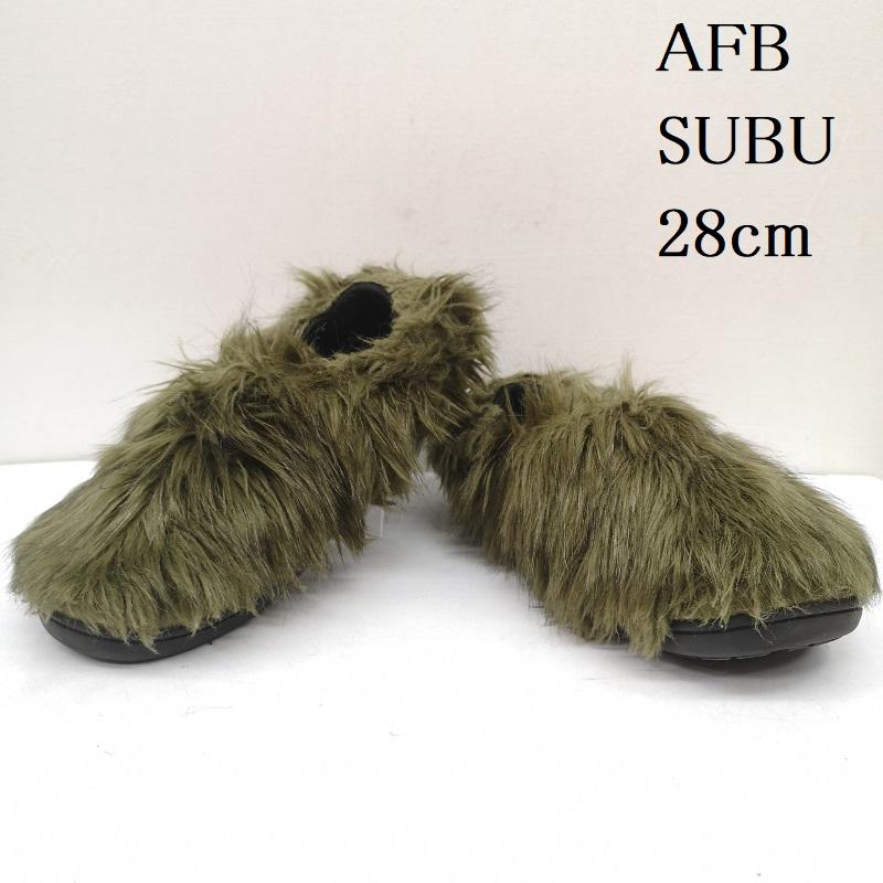 古着 USED スニーカー スニーカー AFB X SUBU FUR MULE ファー スニーカー 28.0cm 緑 / グリーン / green メンズ USED 古着 中古 50158388