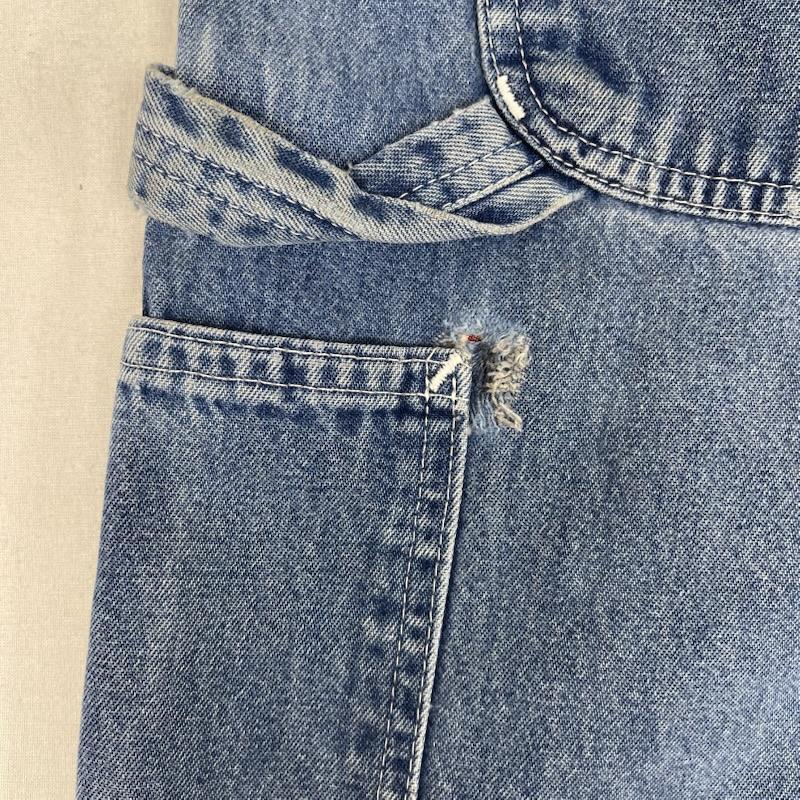 カーハート Carhartt パンツ ショートパンツ B13 DST original dungaree fit デニム ペインター ショーツ 38インチ インディゴ / インディゴ / Indigo メンズ USED 古着 中古 50158389