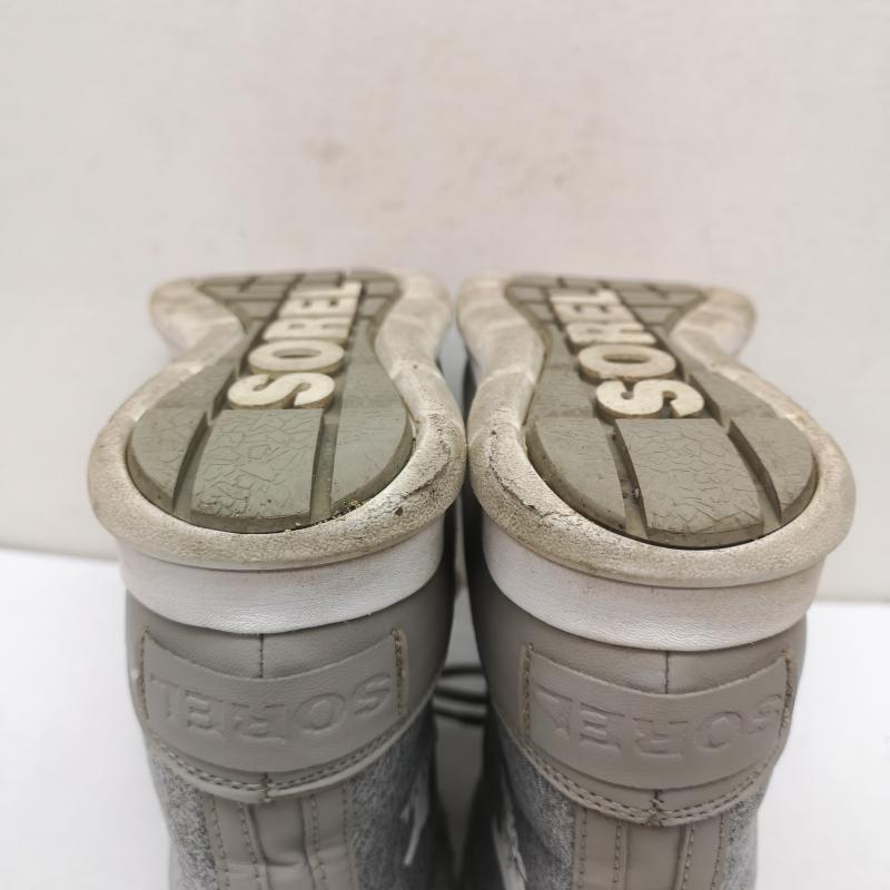 ソレル SOREL ブーツ 一般 スノーブーツ エクスプローラー カーニバル スウェット 24.0cm 灰 / グレー / gray レディース USED 古着 中古 50158394