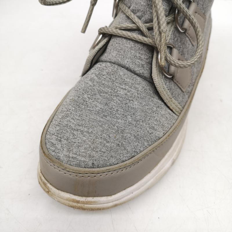 ソレル SOREL ブーツ 一般 スノーブーツ エクスプローラー カーニバル スウェット 24.0cm 灰 / グレー / gray レディース USED 古着 中古 50158394