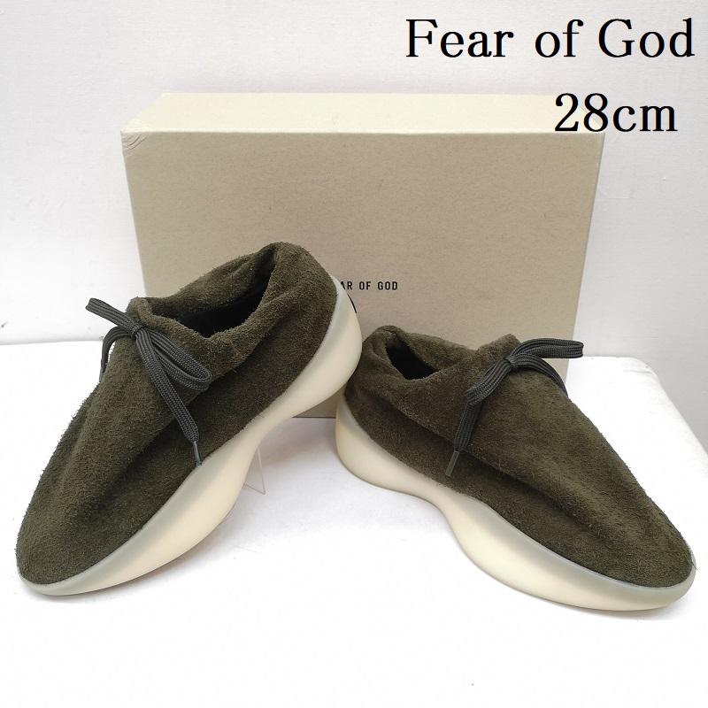フィアーオブゴッド Fear of God スニーカー スニーカー 24AW Moc Runner スエード スニーカー 43 28.0cm オリーブグリーン / オリーブグリーン / メンズ USED 古着 中古 50158396