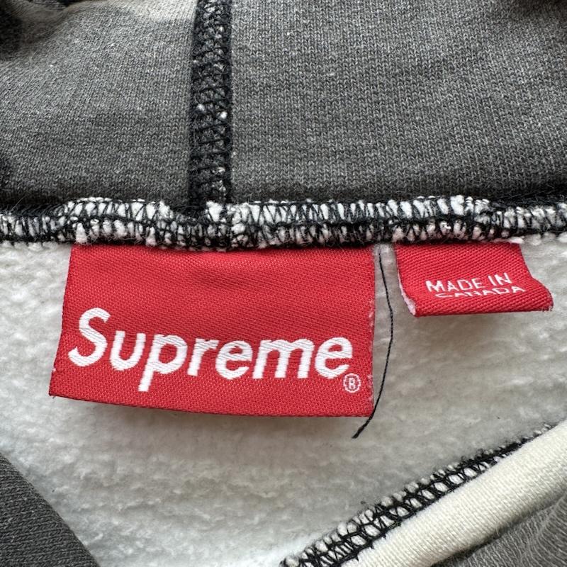 シュプリーム Supreme パーカー 長袖 13aw Snow Camo Box Logo Hooded Sweatshirt BOX ロゴ スノーカモ パーカー S 黒 / ブラック / black X 灰 / グレー / gray メンズ USED 古着 中古 50158397