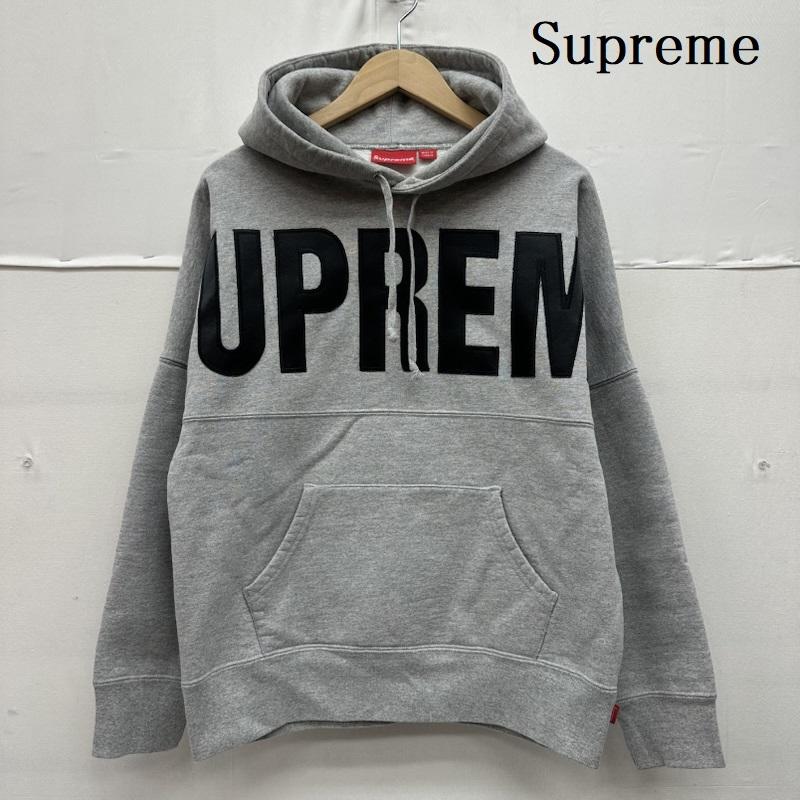 シュプリーム Supreme パーカー 長袖 14AW Banner Pullover Hoodie ロゴ スウェット パーカー S 灰 / グレー / gray メンズ USED 古着 中古 50158399