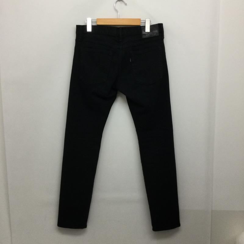 ヒステリックグラマー HYSTERIC GLAMOUR パンツ デニム、ジーンズ HYSTERIC GLAMOUR ヒステリックグラマー 02213AP16 スタッズ付き ブラック デニム スリム パンツ 30インチ 無地 黒 / ブラック / black メンズ USED 古着 中古 50158403