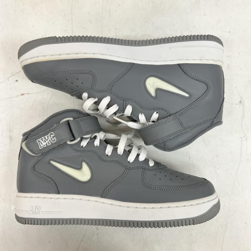 ナイキ NIKE スニーカー スニーカー AIR FORCE 1 MID NYC  COOL GREY  DH5622-001 エアフォースワン 26.0cm 灰 / グレー / gray メンズ USED 古着 中古 50158409