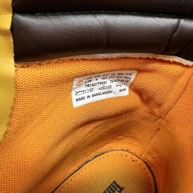 ティンバーランド Timberland ブーツ 一般 6インチ ウォーター レジスタント ブーツ TB1A27TP231 ウィート 27.5cm メンズ USED 古着 中古 50158410
