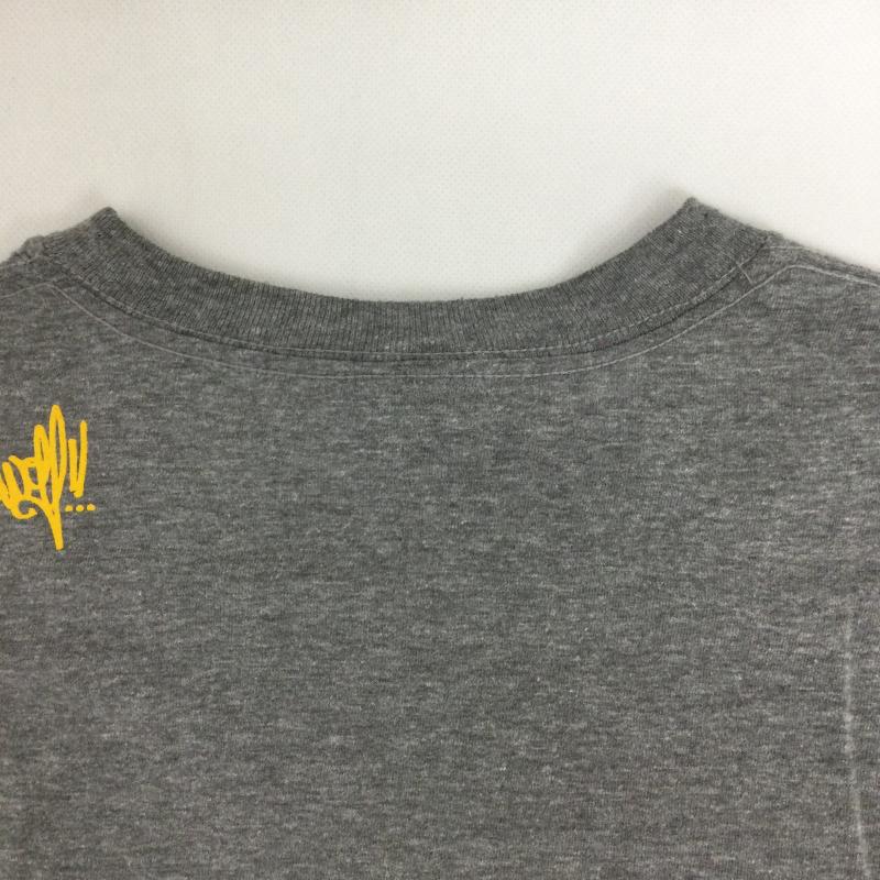 ステューシー STUSSY Tシャツ 半袖 STUSSY CUSTOMADE Tシャツ　MADE IN USA 2 プリント 灰 / グレー / gray メンズ USED 古着 中古 50158435