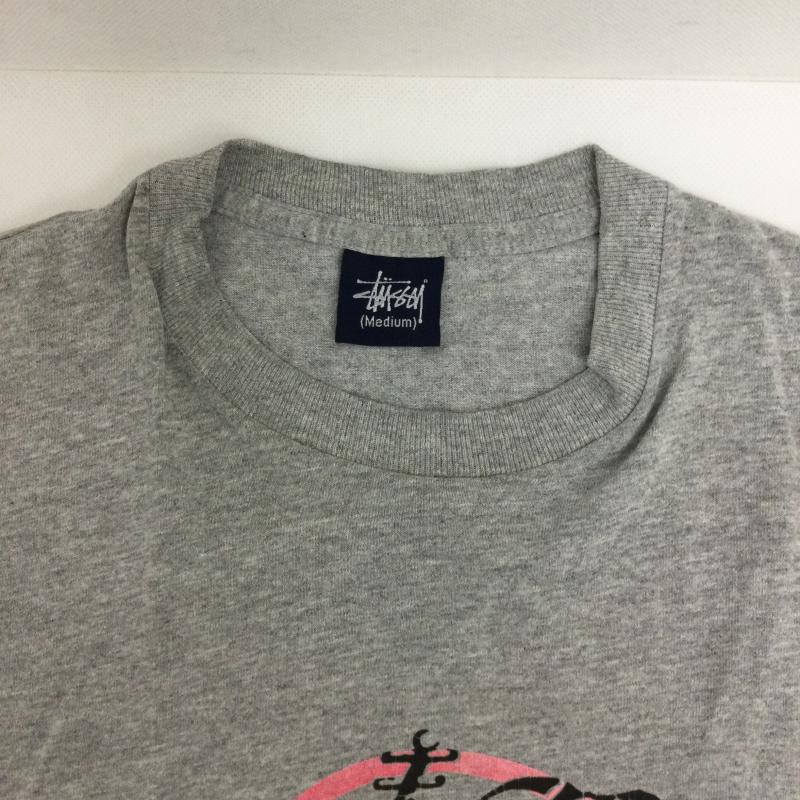 ステューシー STUSSY Tシャツ 半袖 STUSSY Tシャツ ラスタライオン　OLD M プリント 灰 / グレー / gray メンズ USED 古着 中古 50158437