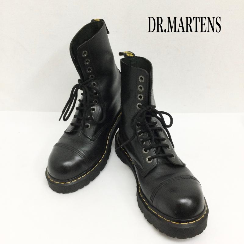 ドクターマーチン Dr.Martens ブーツ ショートブーツ ドクターマーチン　10966 スチールトゥ　10ホールブーツ UK：8 黒 / ブラック / black メンズ USED 古着 中古 50158444