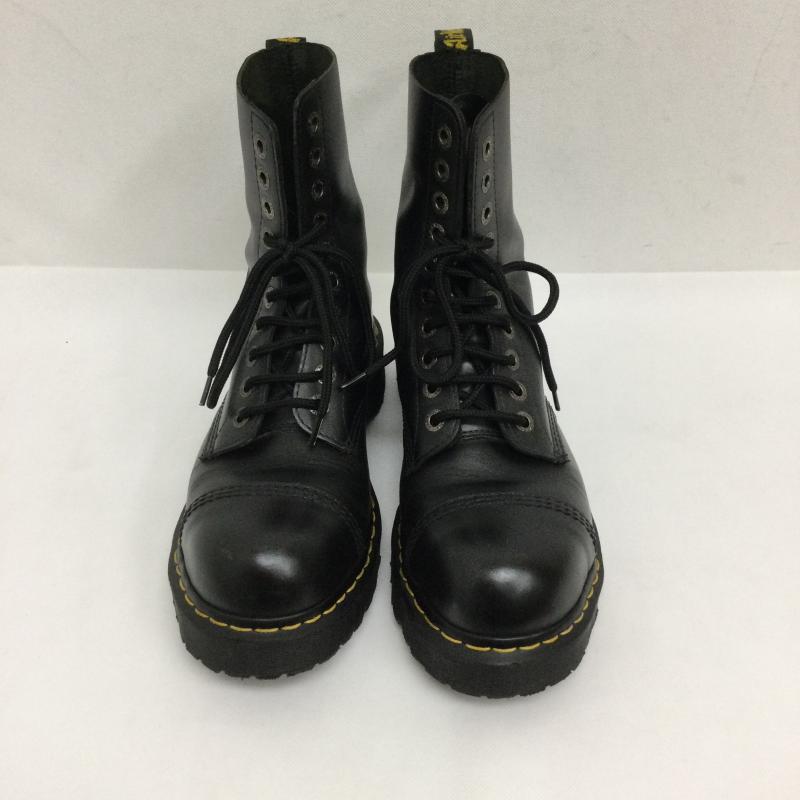 ドクターマーチン Dr.Martens ブーツ ショートブーツ ドクターマーチン　10966 スチールトゥ　10ホールブーツ UK：8 黒 / ブラック / black メンズ USED 古着 中古 50158444
