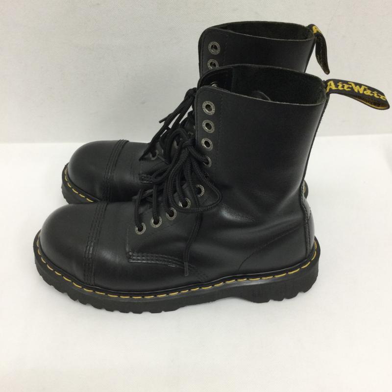 ドクターマーチン Dr.Martens ブーツ ショートブーツ ドクターマーチン　10966 スチールトゥ　10ホールブーツ UK：8 黒 / ブラック / black メンズ USED 古着 中古 50158444