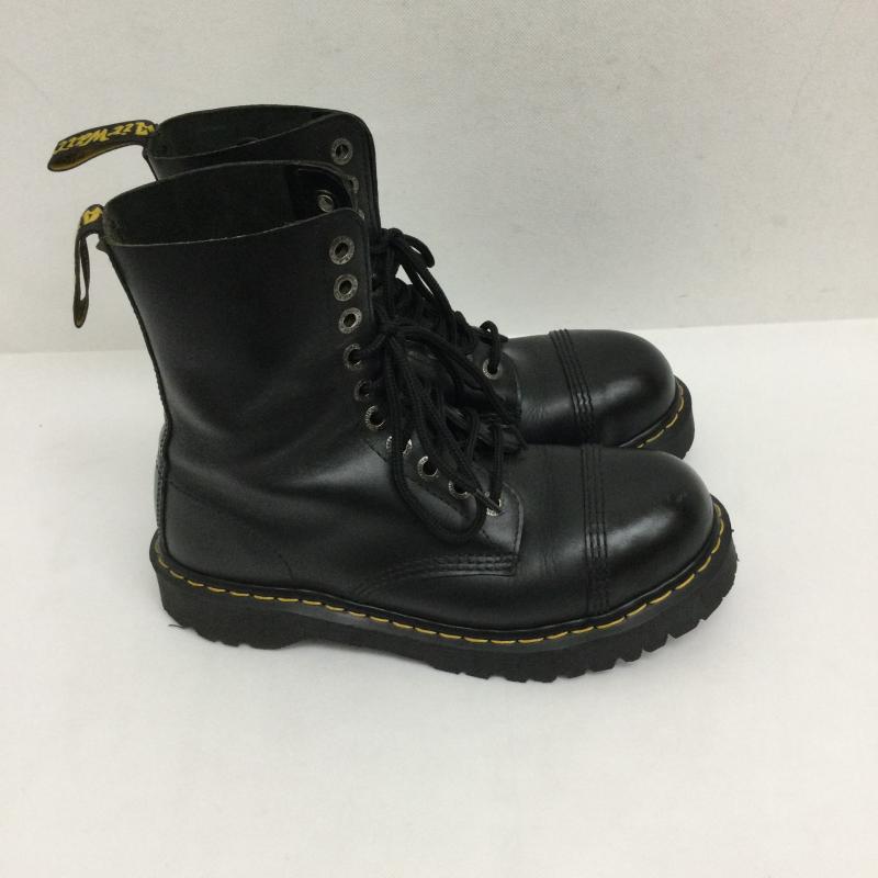 ドクターマーチン Dr.Martens ブーツ ショートブーツ ドクターマーチン　10966 スチールトゥ　10ホールブーツ UK：8 黒 / ブラック / black メンズ USED 古着 中古 50158444