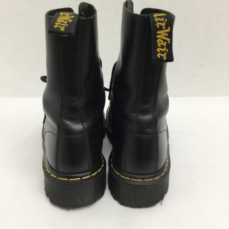 ドクターマーチン Dr.Martens ブーツ ショートブーツ ドクターマーチン　10966 スチールトゥ　10ホールブーツ UK：8 黒 / ブラック / black メンズ USED 古着 中古 50158444
