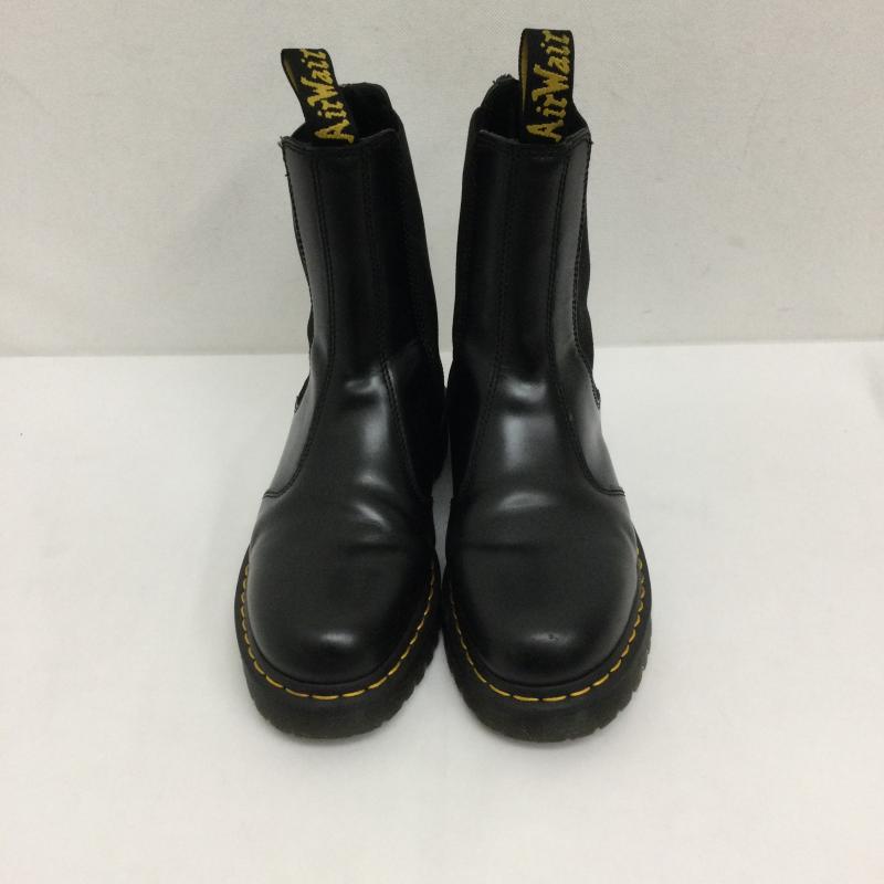 ドクターマーチン Dr.Martens ブーツ 一般 Dr.Martens ドクターマーチン レザーシューズ 2976 Hi Bex w/zip Black Smooth 27844001 サイドゴア チェルシーブーツ UK：8 黒 / ブラック / black メンズ USED 古着 中古 50158445