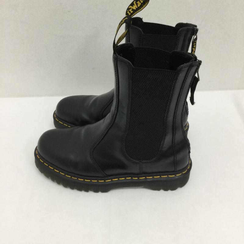 ドクターマーチン Dr.Martens ブーツ 一般 Dr.Martens ドクターマーチン レザーシューズ 2976 Hi Bex w/zip Black Smooth 27844001 サイドゴア チェルシーブーツ UK：8 黒 / ブラック / black メンズ USED 古着 中古 50158445