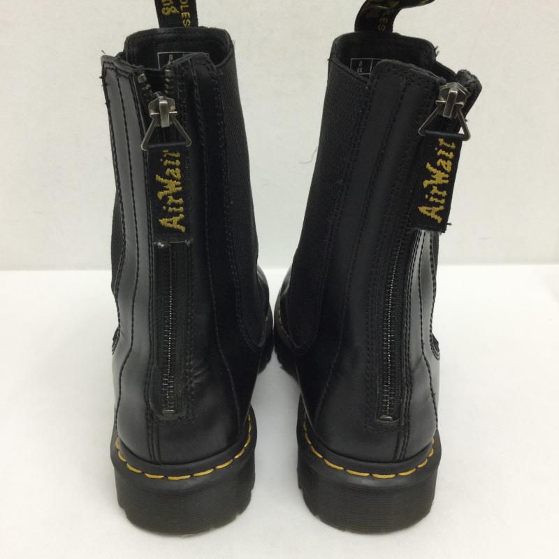ドクターマーチン Dr.Martens ブーツ 一般 Dr.Martens ドクターマーチン レザーシューズ 2976 Hi Bex w/zip Black Smooth 27844001 サイドゴア チェルシーブーツ UK：8 黒 / ブラック / black メンズ USED 古着 中古 50158445