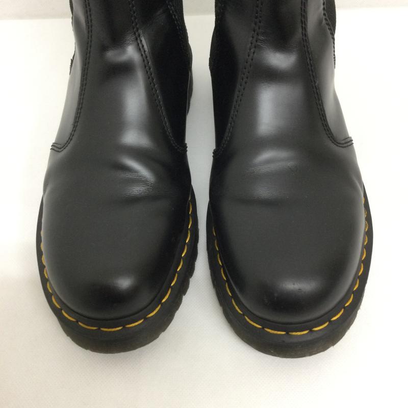 ドクターマーチン Dr.Martens ブーツ 一般 Dr.Martens ドクターマーチン レザーシューズ 2976 Hi Bex w/zip Black Smooth 27844001 サイドゴア チェルシーブーツ UK：8 黒 / ブラック / black メンズ USED 古着 中古 50158445