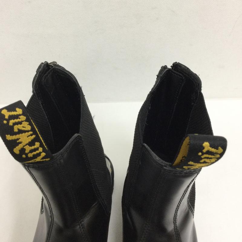 ドクターマーチン Dr.Martens ブーツ 一般 Dr.Martens ドクターマーチン レザーシューズ 2976 Hi Bex w/zip Black Smooth 27844001 サイドゴア チェルシーブーツ UK：8 黒 / ブラック / black メンズ USED 古着 中古 50158445
