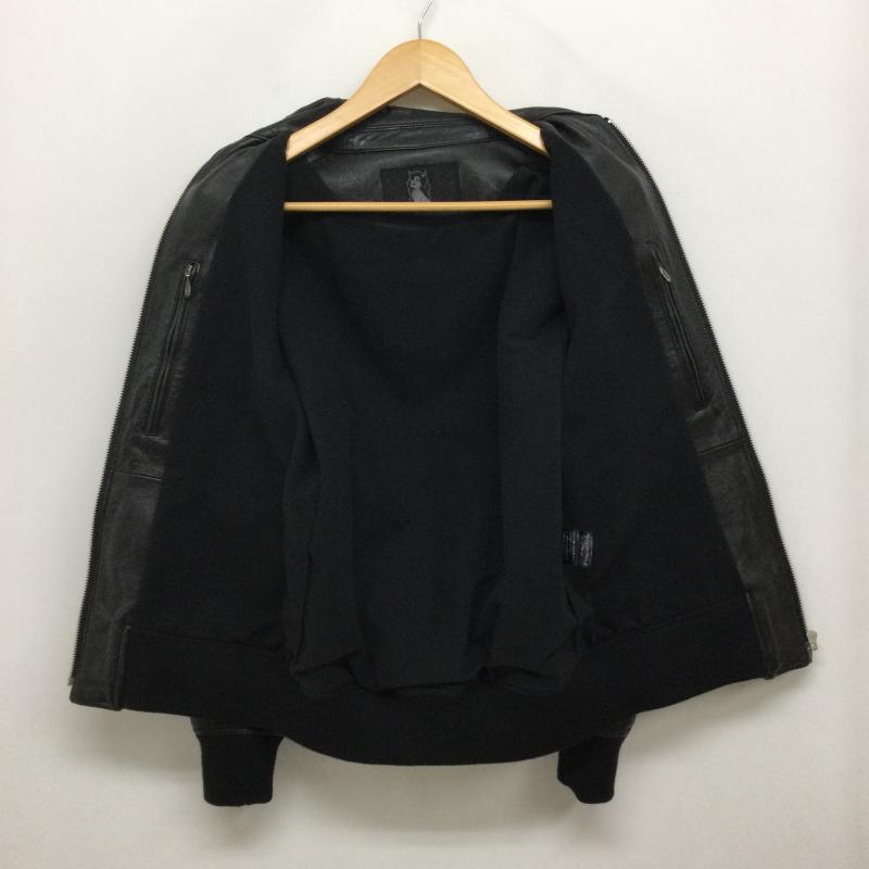 ヒステリックグラマー HYSTERIC GLAMOUR ジャケット、上着 レザージャケット HYSTERIC GLAMOUR ラムレザーフライトジャケット　A-2 0293LB01 S 無地 黒 / ブラック / black メンズ USED 古着 中古 50158448