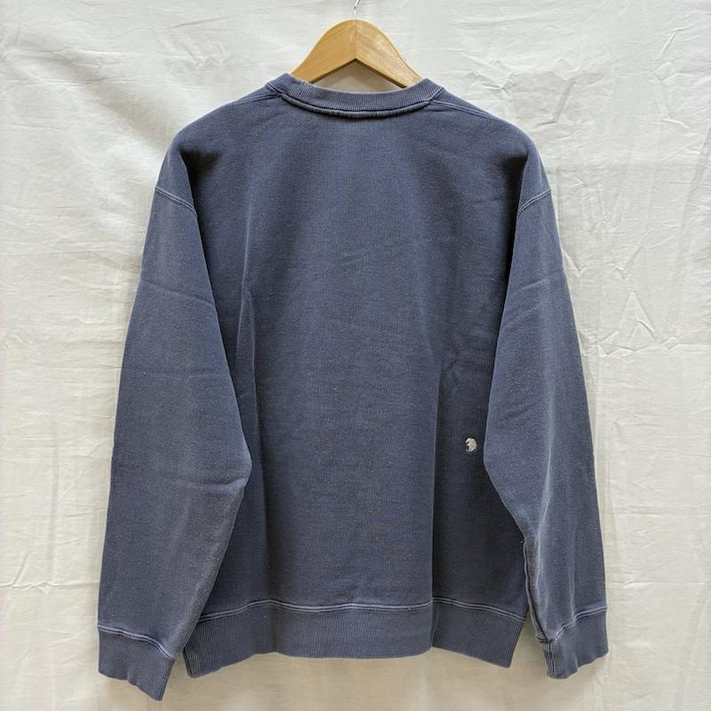 ラッツ RATS トレーナー 長袖 25ss PIGMENT DYED CREW NECK SWEAT ピグメントダイ クルーネック スウェット 25RTC-0203 M ロゴ、文字 X ダメージ加工 メンズ USED 古着 中古 50158457