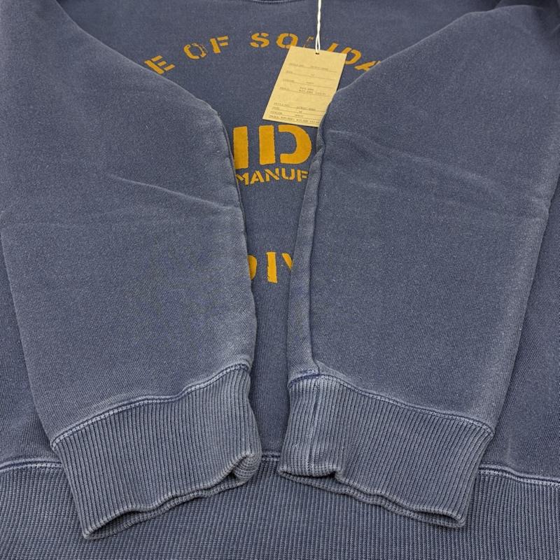 ラッツ RATS トレーナー 長袖 25ss PIGMENT DYED CREW NECK SWEAT ピグメントダイ クルーネック スウェット 25RTC-0203 M ロゴ、文字 X ダメージ加工 メンズ USED 古着 中古 50158457