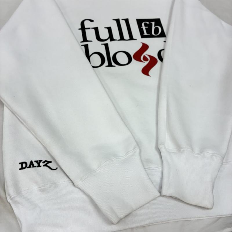 ラッツ RATS トレーナー 長袖 15周年記念 FULL BLOOD クルーネック スウェット トレーナー GOATボディ 5ネーム M ロゴ、文字 白 / ホワイト / white メンズ USED 古着 中古 50158461
