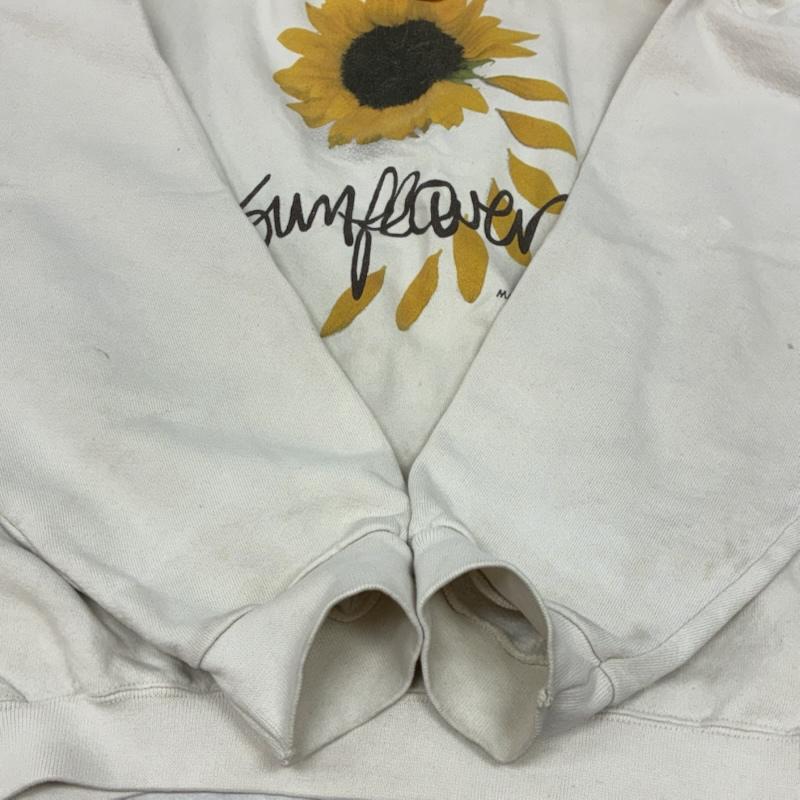 ヴィンテージ VINTAGE トレーナー 長袖 MAZE 90s USA製 1994 Sun Flower サンフラワー ひまわり アート プリント スウェット トレーナー L プリント メンズ USED 古着 中古 50158464