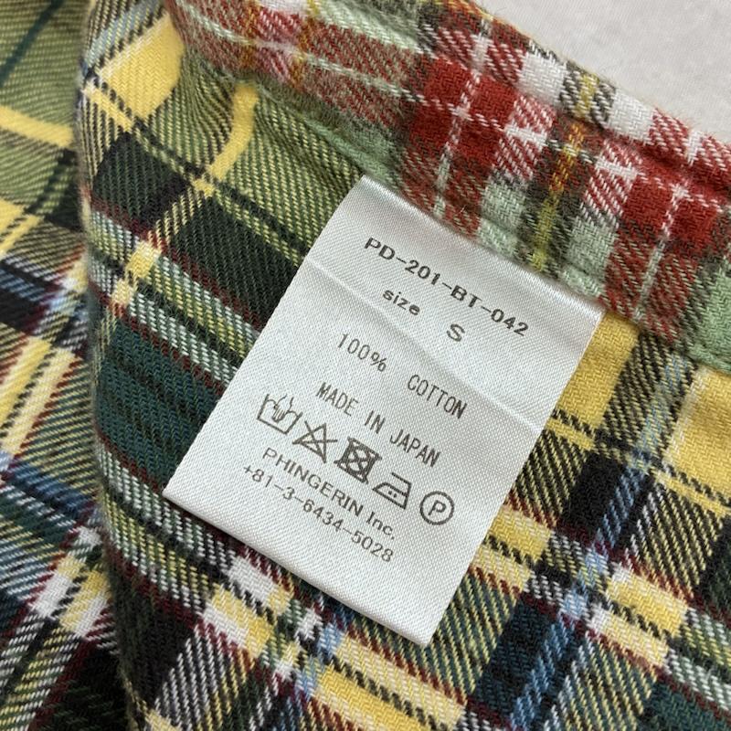 フィンガリン PHINGERIN ボトムス ボトムス 20ss クレイジー パターン チェック ボンテージ パンツ PD-201-BT-042 S チェック マルチカラー / マルチカラー / multicolor メンズ USED 古着 中古 50158465