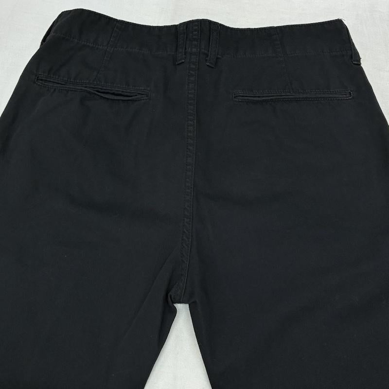 ラッツ RATS パンツ チノパン WAY OF LIFE 裾プリント コットン チノ トラウザース 12RP-0406 M ロゴ、文字 黒 / ブラック / black メンズ USED 古着 中古 50158466