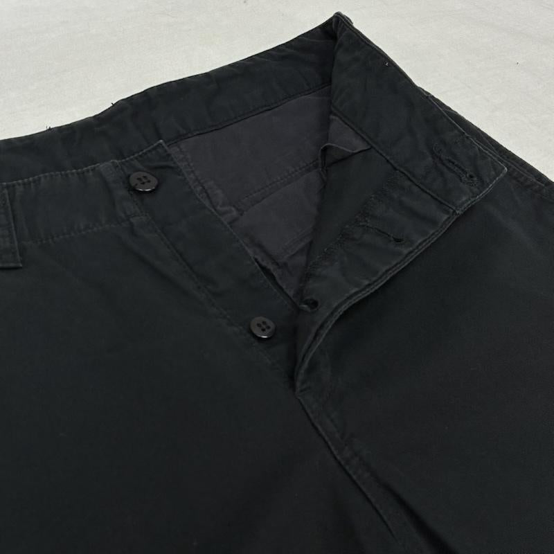 ラッツ RATS パンツ チノパン WAY OF LIFE 裾プリント コットン チノ トラウザース 12RP-0406 M ロゴ、文字 黒 / ブラック / black メンズ USED 古着 中古 50158466