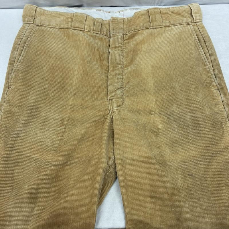 エルエルビーン L.L.Bean ボトムス ボトムス 80s USA製 ダブルフェイス 裏タータンチェック テーパード コーデュロイ パンツ 34インチ メンズ USED 古着 中古 50158469