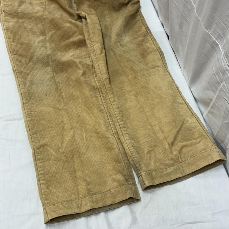 エルエルビーン L.L.Bean ボトムス ボトムス 80s USA製 ダブルフェイス 裏タータンチェック テーパード コーデュロイ パンツ 34インチ メンズ USED 古着 中古 50158469