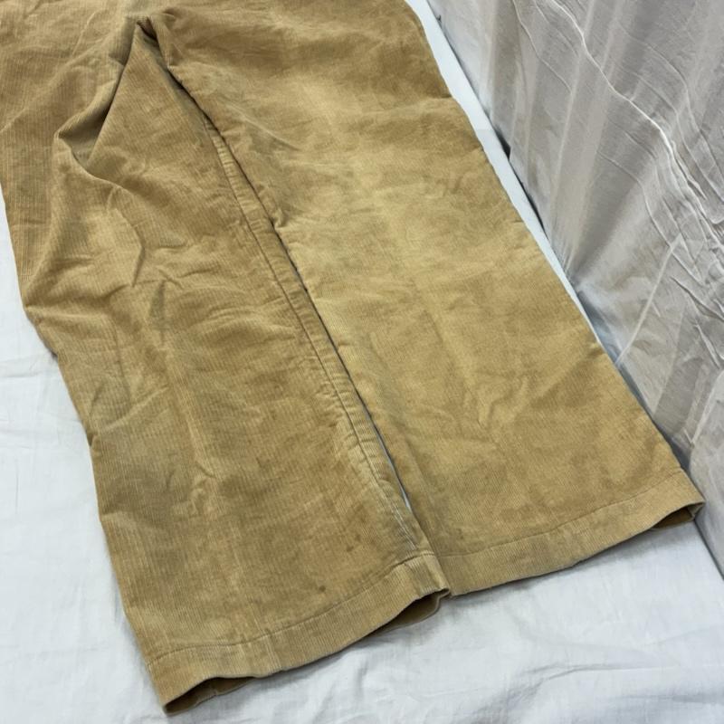 エルエルビーン L.L.Bean ボトムス ボトムス 80s USA製 ダブルフェイス 裏タータンチェック テーパード コーデュロイ パンツ 34インチ メンズ USED 古着 中古 50158469